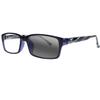SightPerk Bifocal Photochromic Rectangular Frame Reading Glasses For Men Women Sunglasses Readers (Blue, 2.75, x) view 1