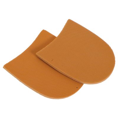 FUOYLOO Non-Slip Rubber Heel Pads for Boots and Sneakers, 1 Pair Self-Adhesive Shoe Sole Repair Patch, Anti-Slip Rear Heel Protection Cushion for Men and Women Footwear
