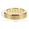 Abaodam 4pcs Portable Travel Cigar Humidor Humidifier Insert Gold round Cigar Moisture Keeper for Freshness and Humidity Control view 2