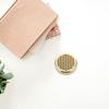 Abaodam 4pcs Portable Travel Cigar Humidor Humidifier Insert Gold round Cigar Moisture Keeper for Freshness and Humidity Control view 4