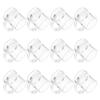 SOLUSTRE 12 Pcs Mini Plastic Shot Glasses 30ml Miniature Beer Mug Cups with Handles for Party Festival Bbq Disposable Drinkware view 1