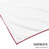 PATKAW Microfiber Wine Glass Polishing Cloth 2pc Set 45x60cm Lint-Free Glassware Care Towels for Stemware Drying and Shine in Wine Red Professional Glass Cleaner for Home Bar view 3