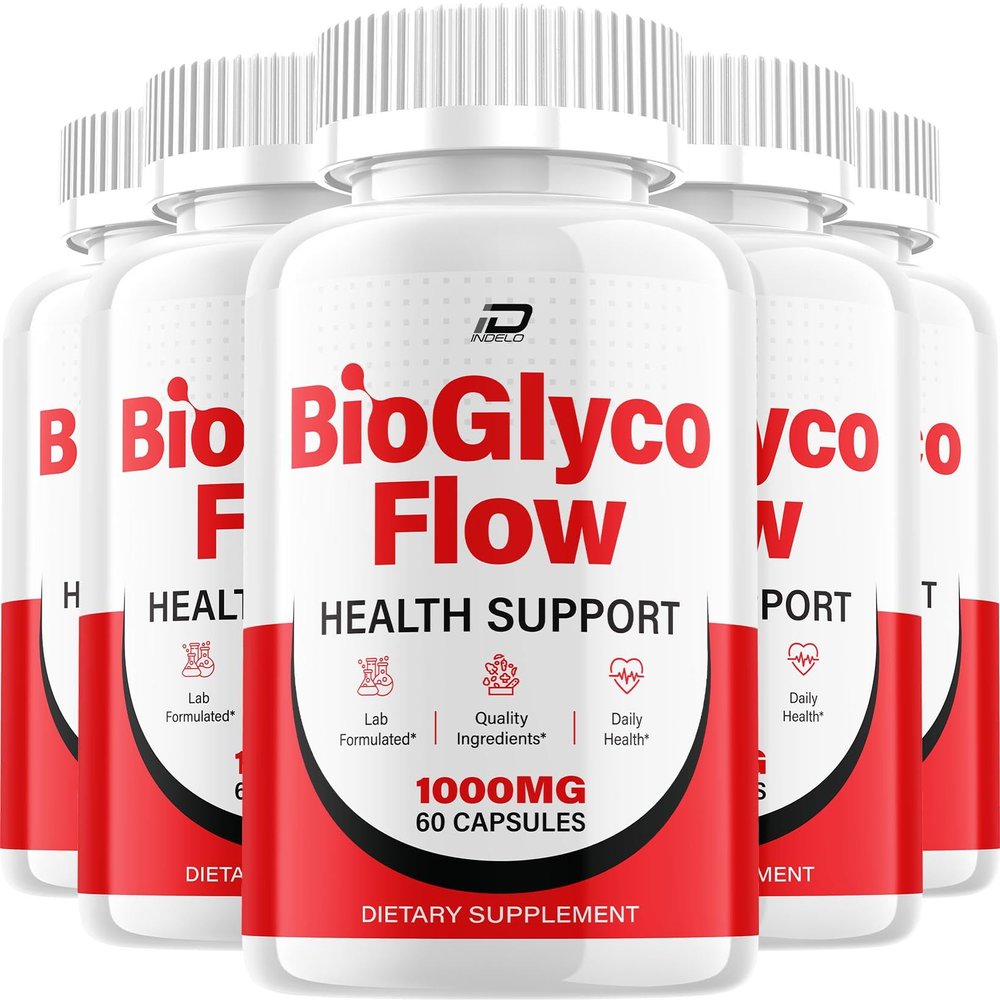 (5 Pack) BioGlyco Flow Capsules Natural Blend Supplement Advanced Formula for Daily Health Support (300 Capsules)
