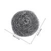 GAROZATION 6pcs Stainless Steel Scrubbers Pot Cleaning Brush Set Metal Wire Balls for Pan and Skillet Grease Removal Kitchen Cleaning Tools view 2
