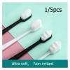 2/4/8pcs Toothbrush Ultra-fine Soft Protect Gum Health Travel Portable Tooth Brush Oral Hygiene Tools(8pcs Green Mix) view 3