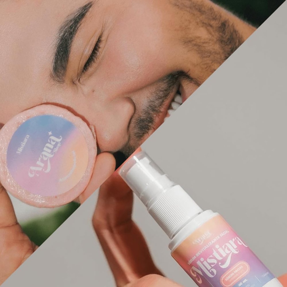 Duo: Jabn Aclarante, Anti Acne + Serum con Vitamina C, cido Hialurnico y Colgeno
