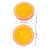 Balacoo 4pcs Cartoon Fruit-Shaped Kitchen Scrub Sponges Thickened Cleaning Cloths for Dishwashing, Multi-Color Citrus Orange, Strawberry, Mango, Non-Scratch Household Cleaning Supplies view 2