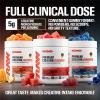 RAW Nutrition Creatine Gummies, Tangerine, 5g Creatine Monohydrate Per Dose, Supports Strength & High-Intensity Performance, No Mixing Chewable Pre/Post Workout Supplement, 120 Gummies (30 Servings) view 4