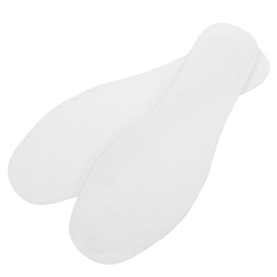 RUNROTOO Protective Puncture Resistant Shoe Insoles, Hard Sole Work Safety Inserts, Sweat-Absorbent Cushion for Men and Women, White Size 40, Construction Site Footwear