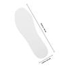 RUNROTOO Protective Puncture Resistant Shoe Insoles, Hard Sole Work Safety Inserts, Sweat-Absorbent Cushion for Men and Women, White Size 40, Construction Site Footwear view 2