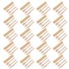 WESIEVYA Wooden Cutlery Set 20pcs Disposable Tableware Set Biodegradable Fork Spoon Knife Eco-friendly Flatware for Party Picnic Takeaway view 1
