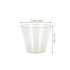 IMIKEYA 25pcs 9oz Disposable Glitter Plastic Cups for Tasting, Iced Coffee, and Dessert Single-use Mini Sauce and Espresso Cups for Parties and Sampling view 2