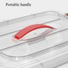 17QT White/Clear Medicine Storage Box Organizer with Detachable Tray,Portable First Aid Bin Thickened Plastic Emergency Container Chest,Multipurpose Travel Medical Case (White,13.399.847.48inch) view 4