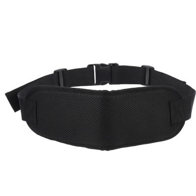 Baluue Adjustable Leg Strap for Elderly Wheelchair, Black Thin Fixed Band with Elastic Protection Belt, Anti-Slip Mobility Aid for Senior Patient Safety