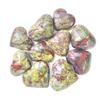 1KG Crystal Dragon Blood Stone Love Heart Palm Stone Ornaments Semi Precious Gemstone for Spiritual Home Decor (Size : 2Pcs) view 1