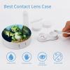 BTCOWZRV Dragon Cute Contact Lens Case with Mirror, Portable Contact Lens Box with Solution Bottle, Glasses Travel Holder with Tweezers, Contact Case Storage for Women Men view 3