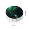 BTCOWZRV Green Wolf Contact Lens Case with Mirror, Portable Contact Lens Box with Solution Bottle, Glasses Travel Holder with Tweezers, Contact Case Storage for Women Men view 2