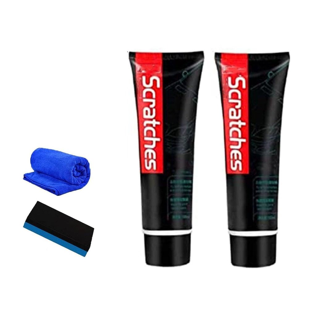 Plimida Scratch Free Stove Top Scratch Remover, Polishing Wax for Glass Ceramic Stove Top, Car Paint Scratch Repair, Glass Ceramic Stove Top Cleaner for Kitchen Home (2Pcs)
