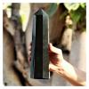 1pcs 550-700g Black Tourmaline Column Quartz Crystal Wand Stone Tower view 2