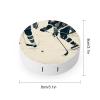 BTCOWZRV Ice Hockey Pattern Contact Lens Case with Mirror, Portable Contact Lens Box with Solution Bottle, Glasses Travel Holder with Tweezers, Contact Case Storage for Women Men view 2