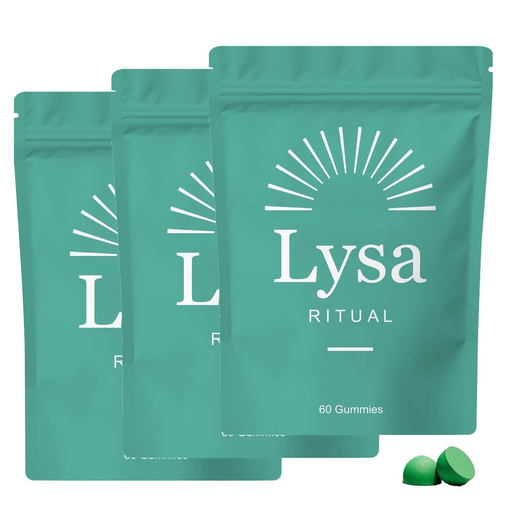 Gummies, Reset Ritual Gummies, Skin Balance, Inner Balance 60 Gummies, 30 Servings, Strawberry Flavor (3 PCS)