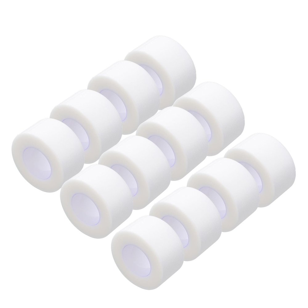 12 Rolls Adhesive Wound Care Breathable Pe Fixing for Tubing and Skin Protection, High Adhesion First Aid Bandage for Sensitive Skin