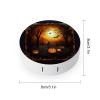 BTCOWZRV Halloween Party Contact Lens Case with Mirror, Portable Contact Lens Box with Solution Bottle, Glasses Travel Holder with Tweezers, Contact Case Storage for Women Men view 2