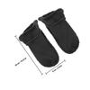 BESTonZON 2 Pairs Black Fur Liner Inserts for Clogs, Thick Plush Shoe Insoles with Removable Soft Fleece, Winter Foot Warmers for Size 42-43 (260mm) Outdoor Use view 2