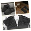 BESTonZON 2 Pairs Black Fur Liner Inserts for Clogs, Thick Plush Shoe Insoles with Removable Soft Fleece, Winter Foot Warmers for Size 42-43 (260mm) Outdoor Use view 3