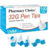 Pen Tips 32G x 5mm(3/16") Universal Fit, SterileUltra-Thin Wall Technology. Comfortable and Precise100 Count view 1
