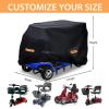 BFRAGTGS Mobility Scooter Cover for Drive Medical Scout 3-Wheel Extended, Outdoor Dust & Rain Protection Cover for 3 & 4 Wheel Electric Scooters, All-Weather Storage Shield view 2