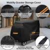 BFRAGTGS Mobility Scooter Cover for Drive Medical Scout 3-Wheel Extended, Outdoor Dust & Rain Protection Cover for 3 & 4 Wheel Electric Scooters, All-Weather Storage Shield view 4
