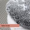 Cute Cat & Mouse Scrub Sponges, Durable Nylon Filament Surface with High-Density Sponge for Household Cleaning, Thick High-Density Sponge, Fast Foaming, Quick-Dry Kitchen Sponges, 4 PCS view 2
