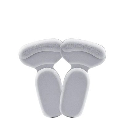 Heel Grips for Womens Shoes 10Pairs Heel Stickers Shoe Cushion Heel Protector for Shoes T Shape Sponge High Heels Inserts Heel Pads Shoe Adjuster Women Half Insoles for Loose Shoes(Upgrade-Gray)