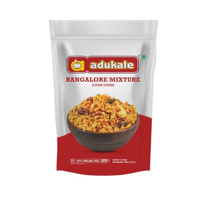 Adukale Bangalore Mixture 180g Each -Pack of 3 Crispy & Spicy South Indian Snack Mix