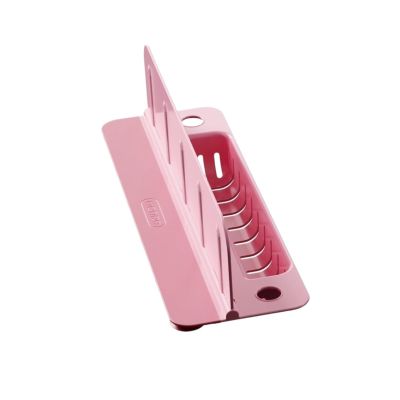 Reusable Kitchen Water Baffle Anti-splash Detachable Sink Storage Rack Clothes Protection Creative Plate Household(Pink)
