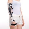 JIIPOREGJ Hinged ROM Elbow Palm Brace, for Arm Orthosis Injury Recovery Support After Surgery Adjustable Post Op Elbow Brace view 2