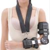 JIIPOREGJ Elbow Brace Support Night Splint, Hinged Elbow Arm Adjustable Protector Elbow Sleeve for Tendonitis Arthritis Reduce Elbow Pain,Left view 1