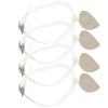 POPETPOP Adjustable High Heel Shoe Straps 2 Pairs 4pcs Elastic Replacement Fixing Heel Bands for Womens Small Size Shoes view 1