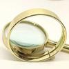 10X Handheld Magnifying Glass 65mm Mini Magnifier Copper HD Optical Lens for Jewelry Identification, Student Observation Learning, Book & Newspaper Map Reading view 3