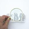 10X Handheld Magnifying Glass 65mm Mini Magnifier Copper HD Optical Lens for Jewelry Identification, Student Observation Learning, Book & Newspaper Map Reading view 4