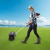 Handheld Gasoline Power Broom, 52CC 2.3HP 1700W Gasoline Power Lawn Sweeper 5500-8500RPM Outdoor Power Snow Sweeping Broom for Lanes Lawns Sidewalks view 2