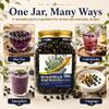 WildSap Emeralds Dried Black Goji Berries from Qinghai - Resealable Plastic Jar, 295g (10.4 Oz) - No Additives, for Tea & Smoothies view 4