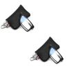 TIDALIN 2 Pack Folding Reading Glasses or Men Women, Blue light Glasses Portable Compact Readers (2 Black, 1.0, x) view 1