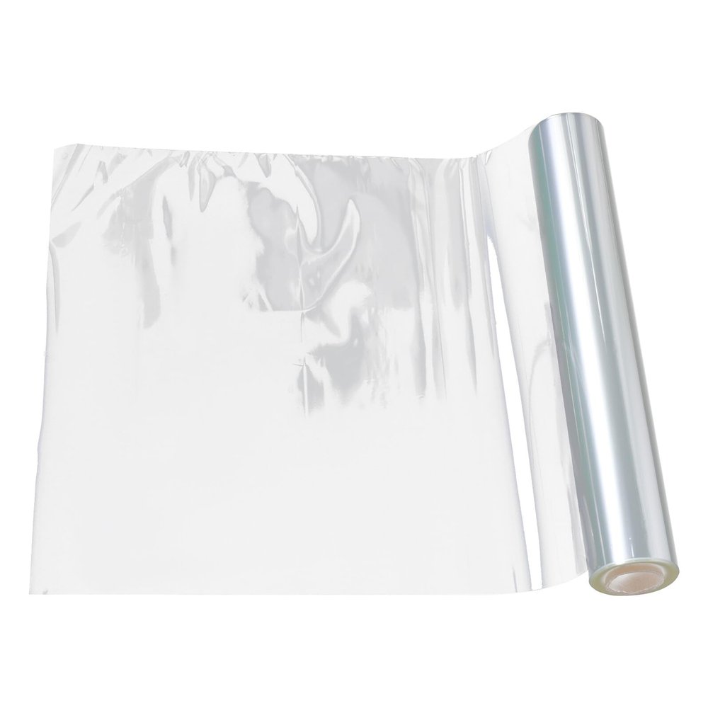 IWOWHERO Waterproof Flower Wrapping Paper Roll, Floral Bouquet Wraps 40cm X 30m, 3 Mil Thick Plastic Cellophane Film for Flower Shop Packaging and Basket Wrapping
