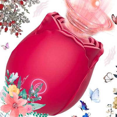 2026 New Enhanced Version Rose for Women, Roses Toy Viboators Toys Vibrateirs Portable Viboators 10 Speed XJH-Red3203