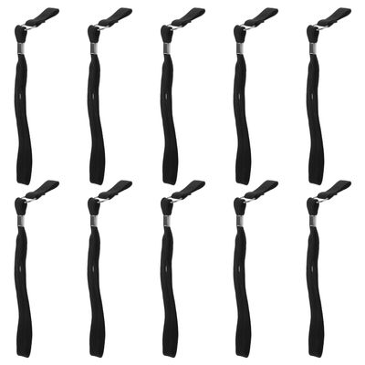 10pcs Elastic Anti-lost Wrist Straps for Walking Canes, Stretchable Cane Lanyards with Loop Holders, Outdoor Hiking Stick Accessories for Elderly and Mobility Aid Users