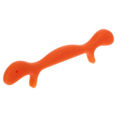 MALUGOGO Silicone Smile Trainer Mouth Facial Exerciser Oral Muscle Trainer Anti-stutter Speech Corrector for Adults Orange Color