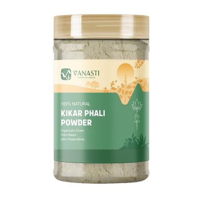 VANASTI Kikar Phali Powder | Babool Phali | Acacia Nolotica | 200 Gram (Pack of 1)
