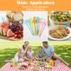 200Pcs Food Picks, Cute Fruit Toothpicks, Bento Lunch Accessories Colorful, Cocktail Picks, Food Pick for kids view 2